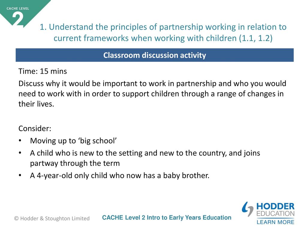 importance of partnership working with colleagues