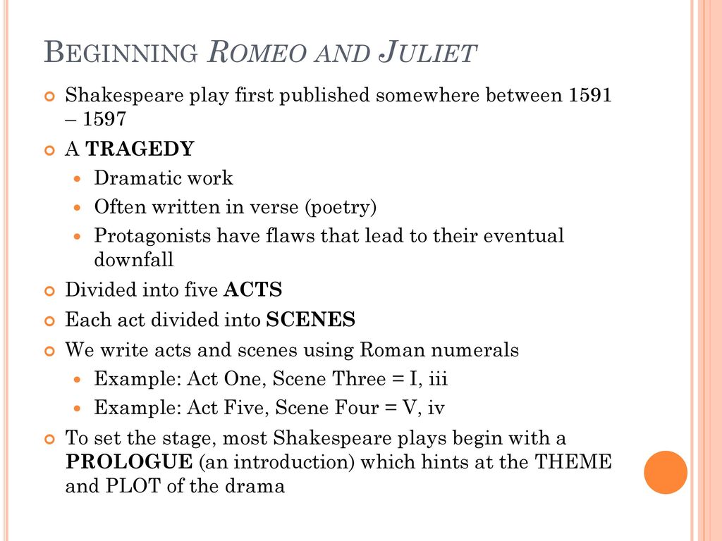 Реферат: Romeo Juliet- Comparison Between The Screenplay