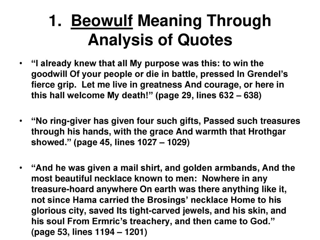 beowulf courage quotes