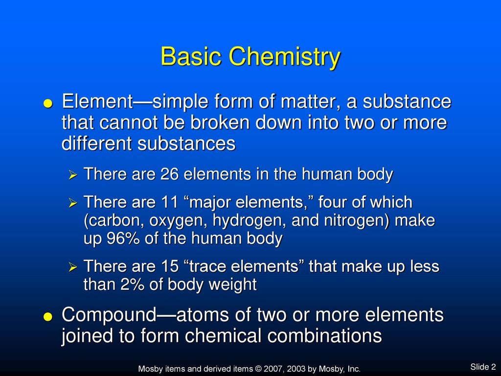 What Chemical Elements Make up the Human Body?