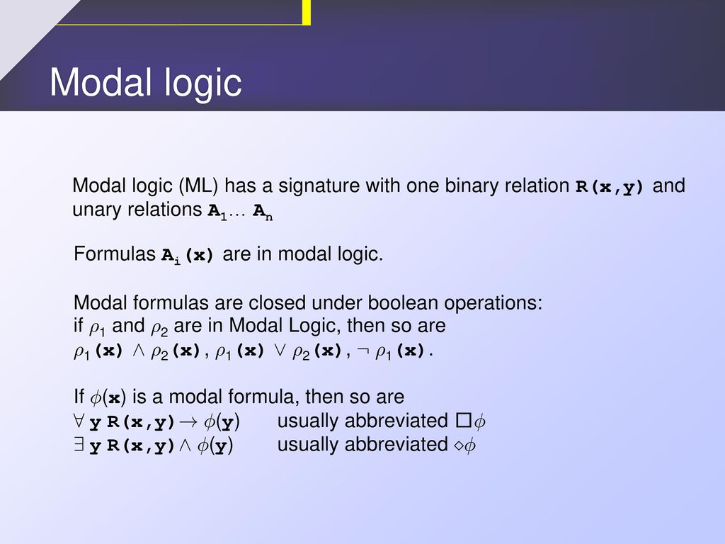 First Case Study Modal Logic Ppt Download