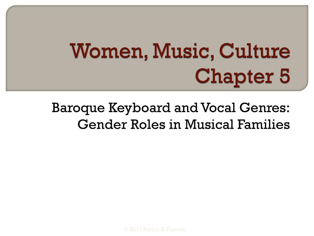 gender roles in music
