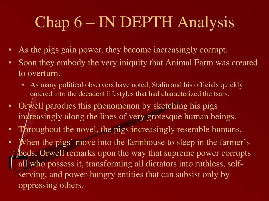 Animal Farm : Chapter 6-8 George Orwell. - ppt download