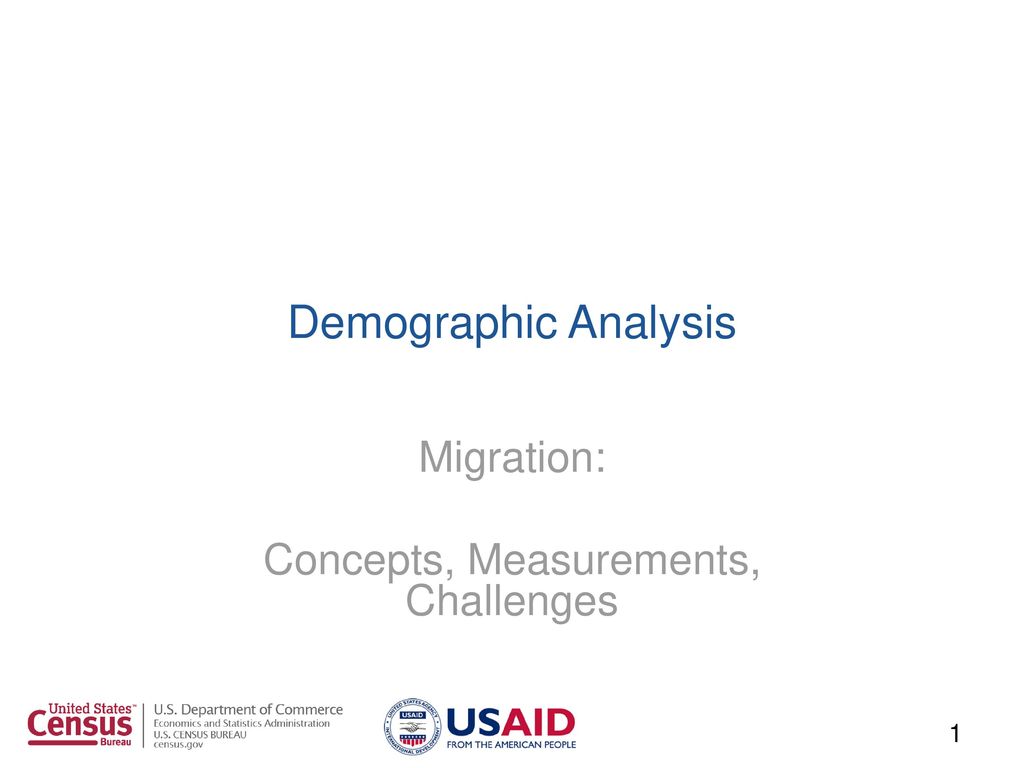 Migration: Concepts, Measurements, Challenges