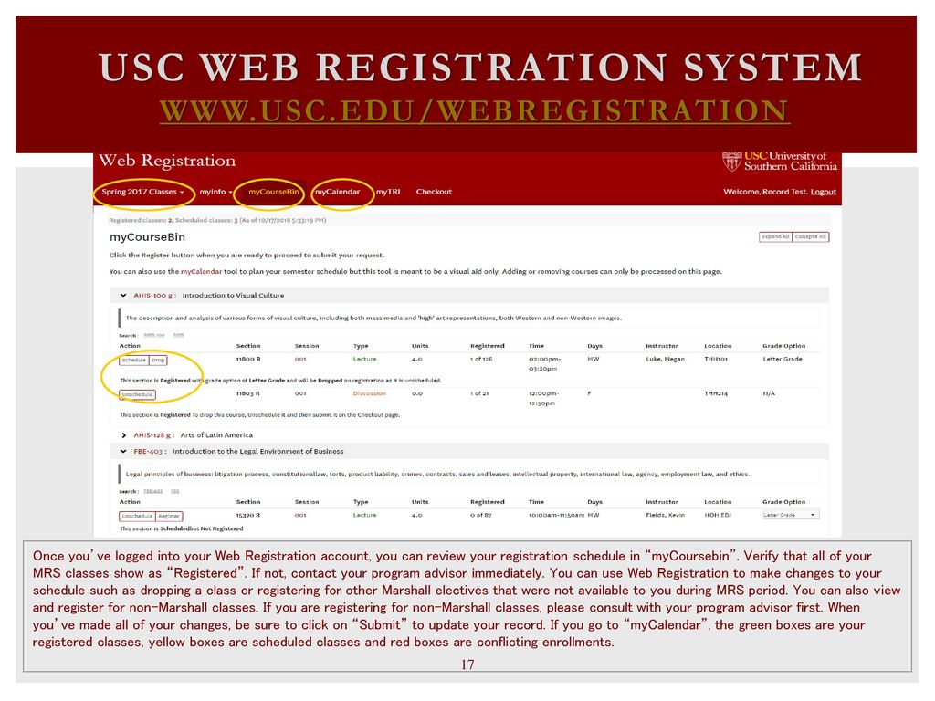 marshall registration system (mrs) - ppt download