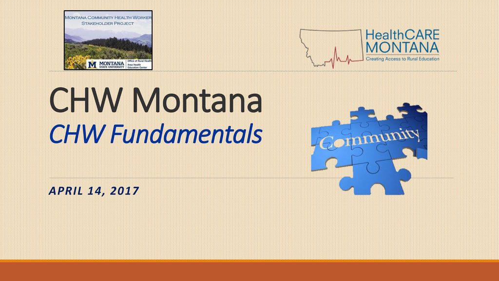 CHW Montana CHW Fundamentals