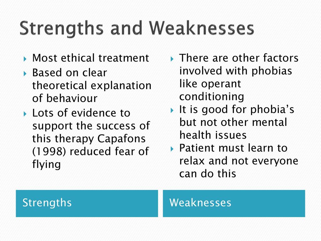 weaknesses of operant conditioning
