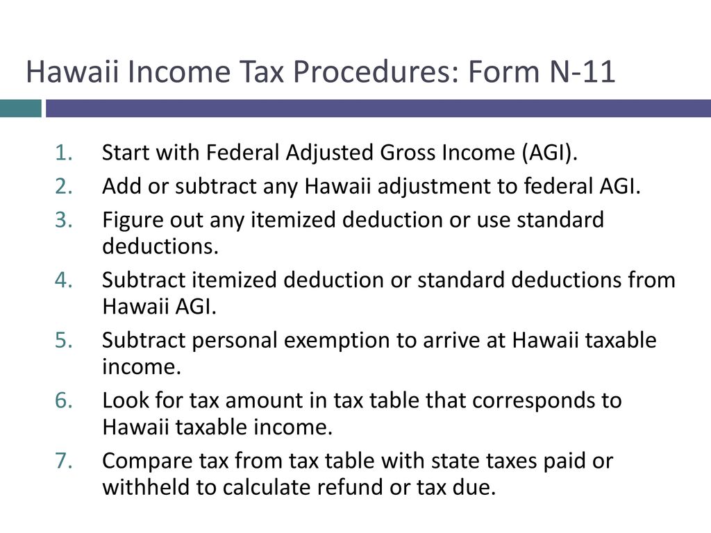 Nonresident Alien State Of Hawaii Tax Workshop Ppt Download
