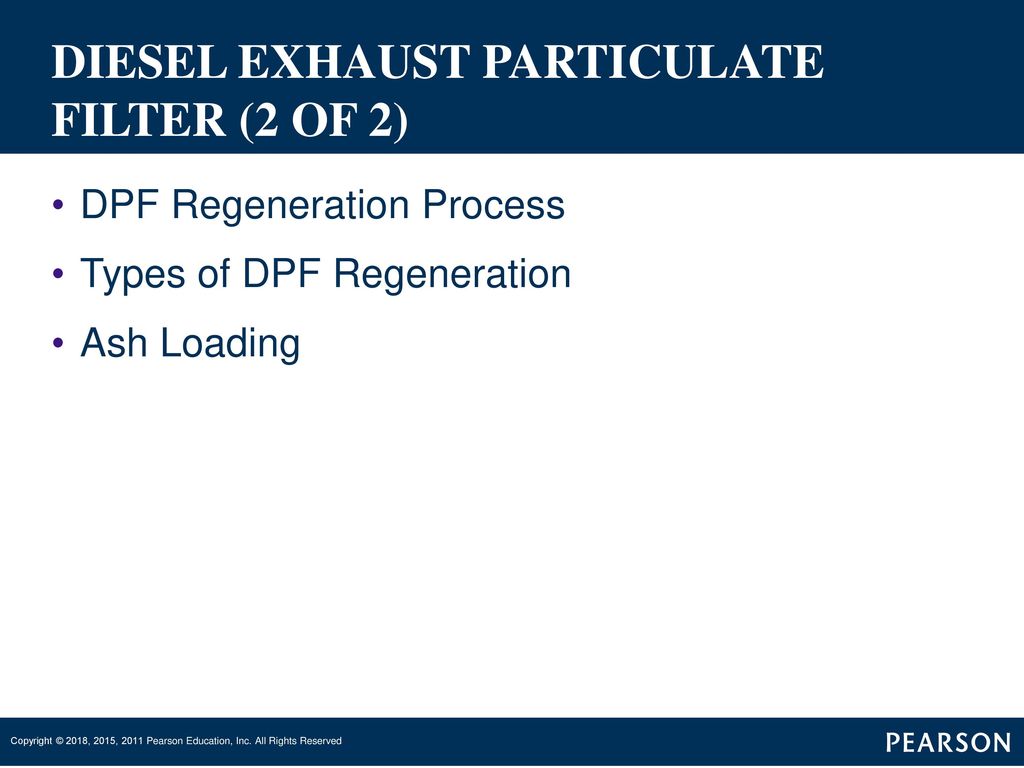 DIESEL EXHAUST PARTICULATE FILTER (2 OF 2)