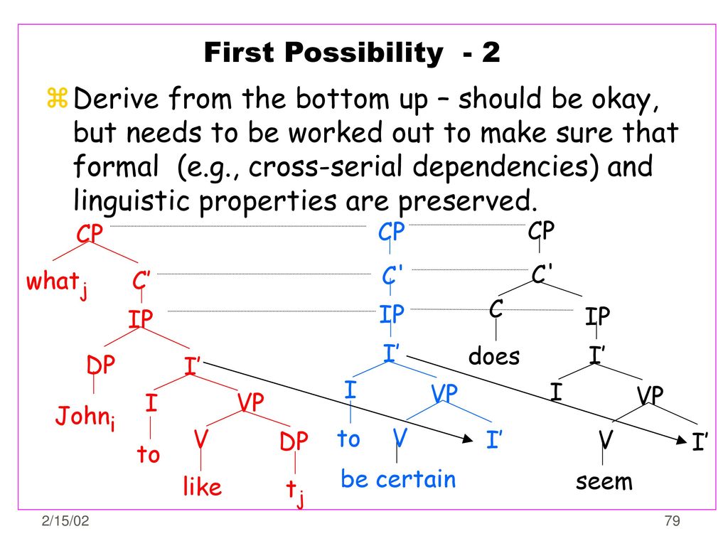 First Possibility - 2