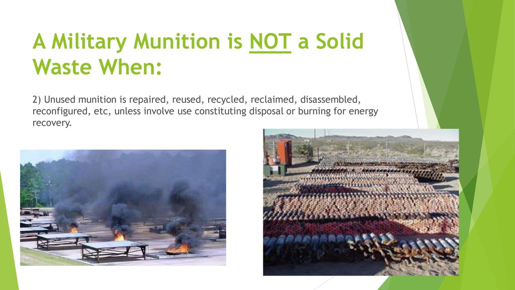 Military munitions rule ppt video online download
