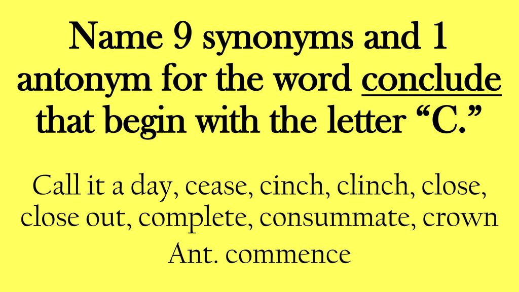 Testing your dictionary, thesaurus, and grammar skills since ppt download