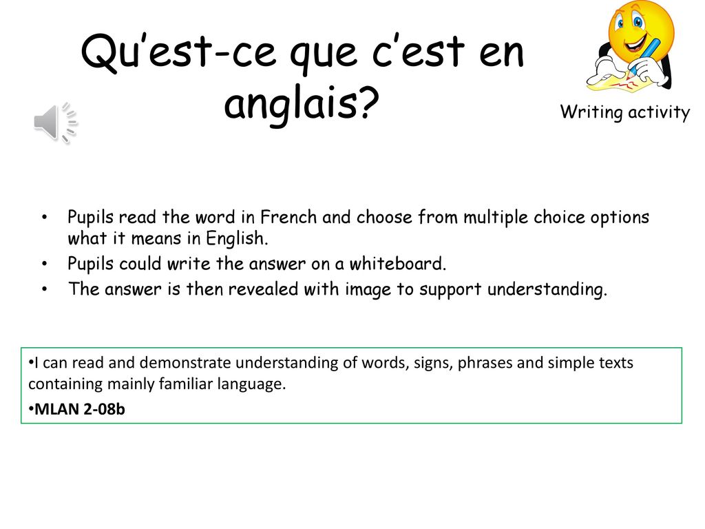 French 2nd Level Classroom Talk Ppt Download