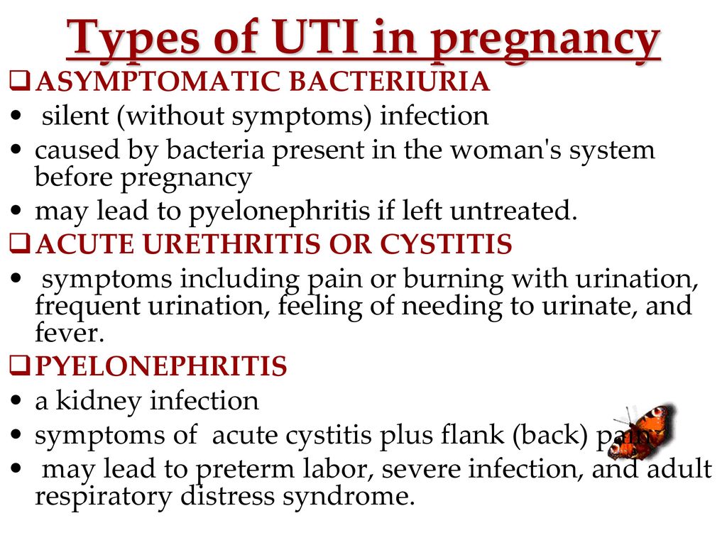 URINARY TRACT INFECTION IN PREGNANCY ppt download