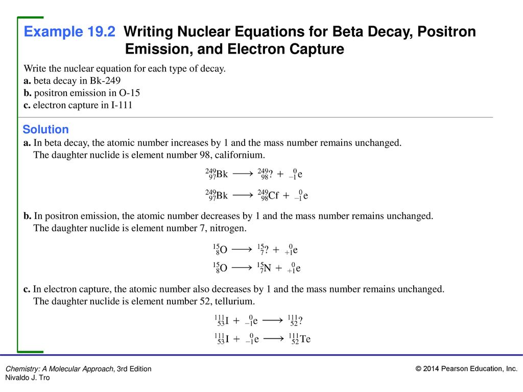 Example 28.28 Writing Nuclear Equations for Alpha Decay - ppt video