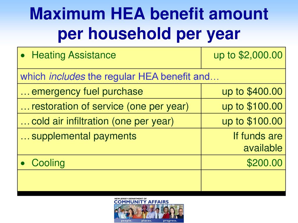 NJ Dept. of Community Affairs PSE&G Energy Assistance Conferences ppt