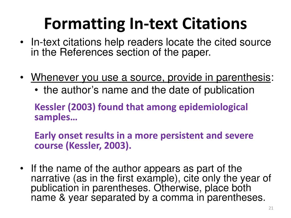 Using APA Formatting & Style Guidelines Revised – 2/18/16 - ppt download