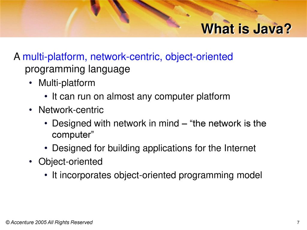 2.1 Introduction to Java Technology - ppt download