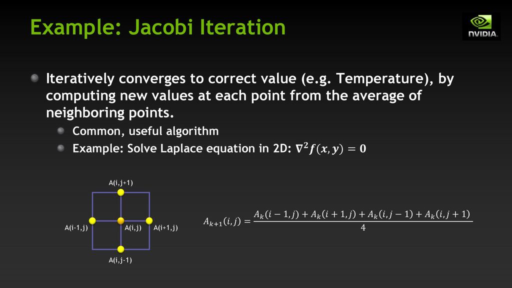 Example: Jacobi Iteration