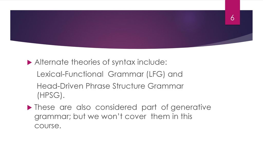 Exceed Contaminated Introduce Generative Grammar Carnie (2013), chapter ppt download