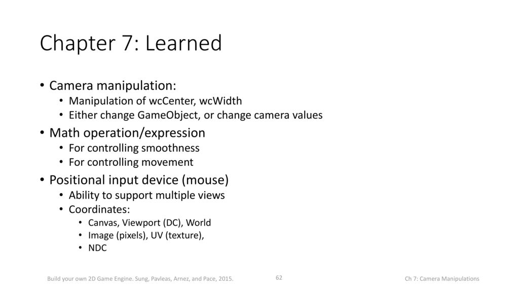 Manipulating the Camera - ppt download