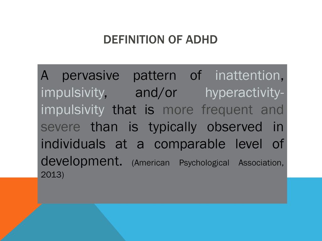 students with attention deficit- hyperactivity disorder - ppt download