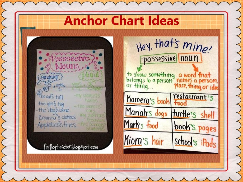 Possessive Anchor Chart