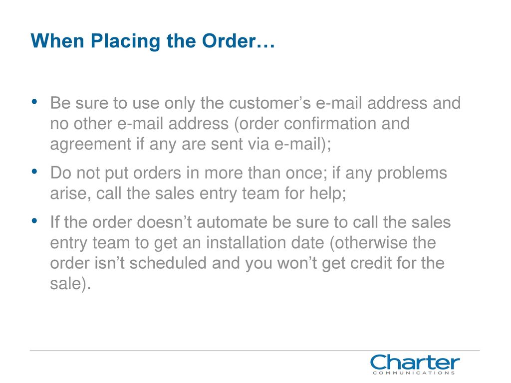 charter products and services - ppt download