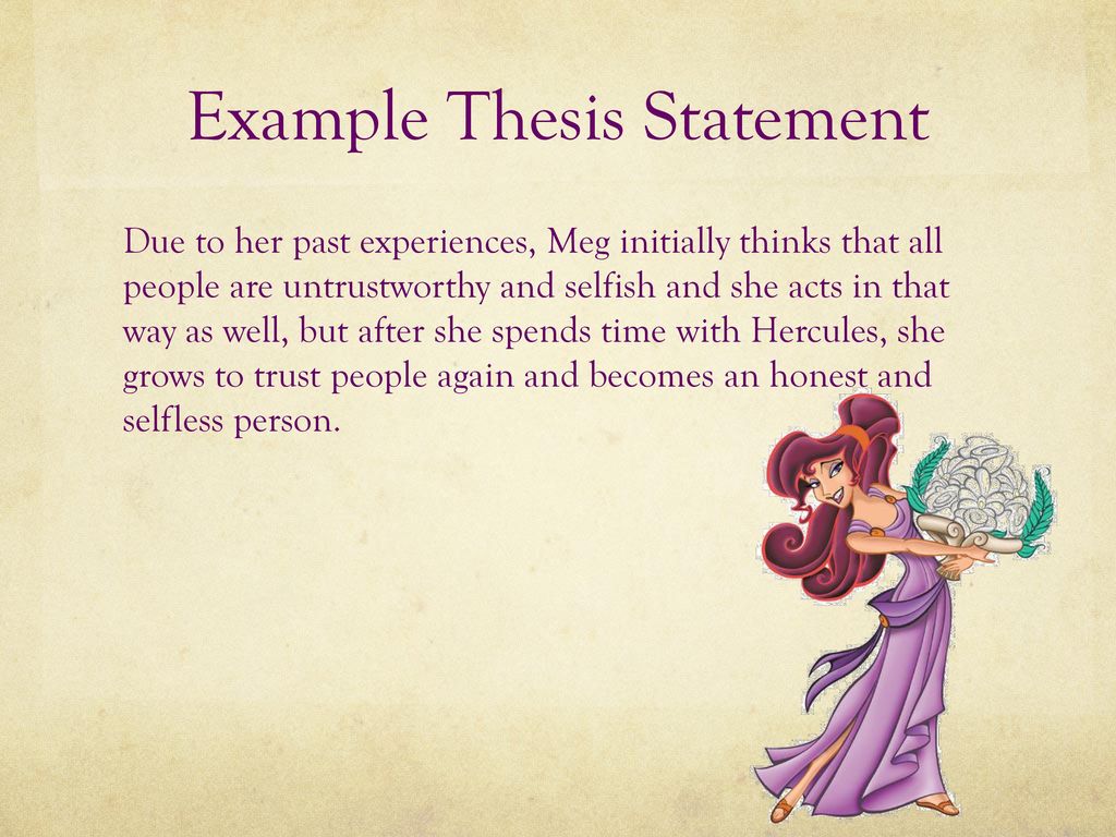 trust thesis statement