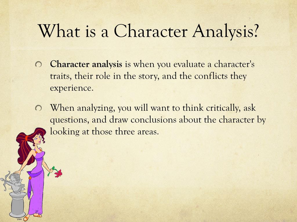 Analyse Character Showing Investigation Analysis Or Analyzing