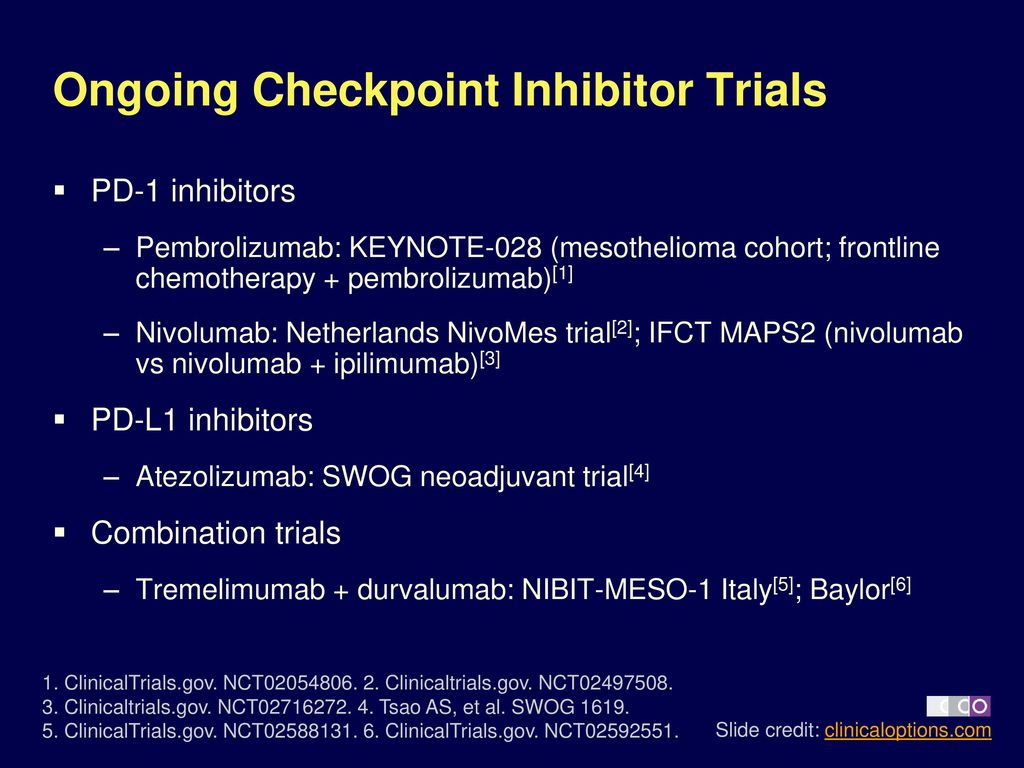 clinical trials for peritoneal mesothelioma