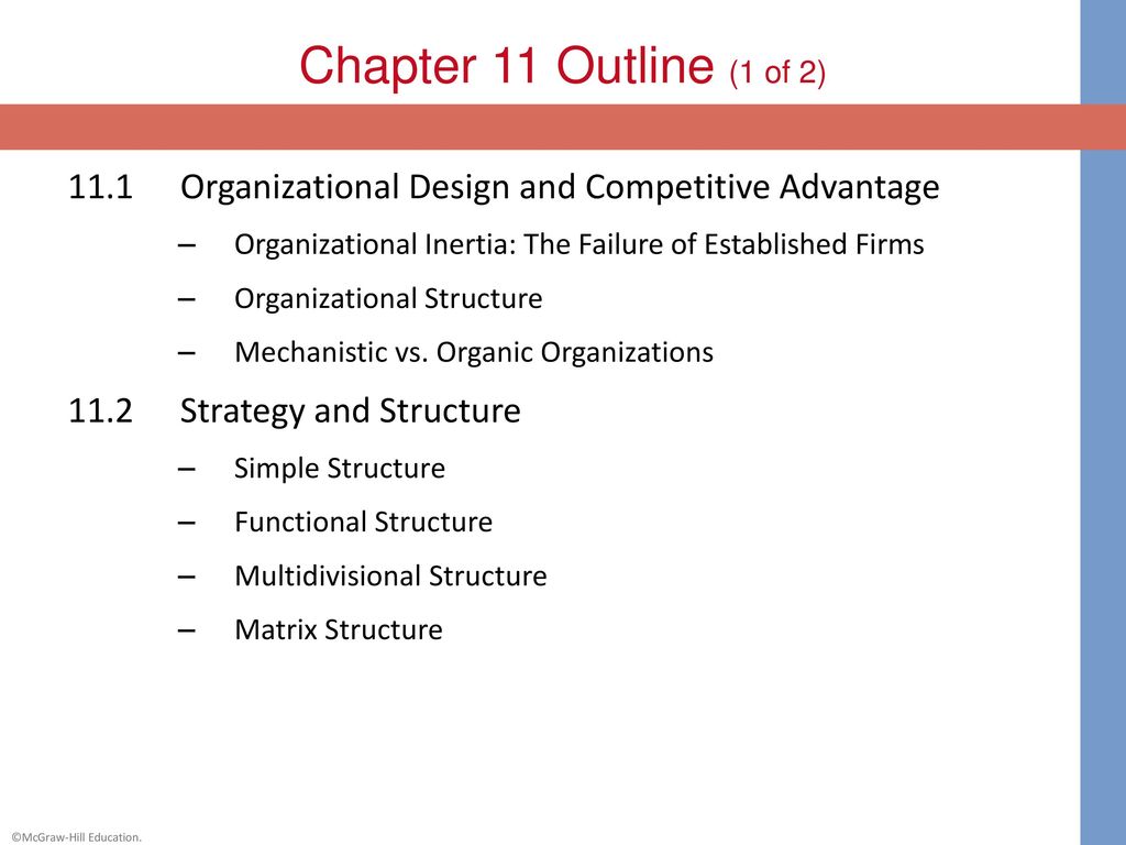 Chapter 11 Organizational Design: Structure, Culture, and Control - ppt  download