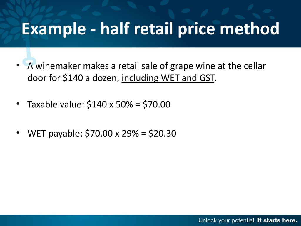 Wine Equalisation Tax. ppt download