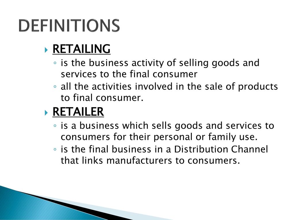 What is Retail? Definition & Guide