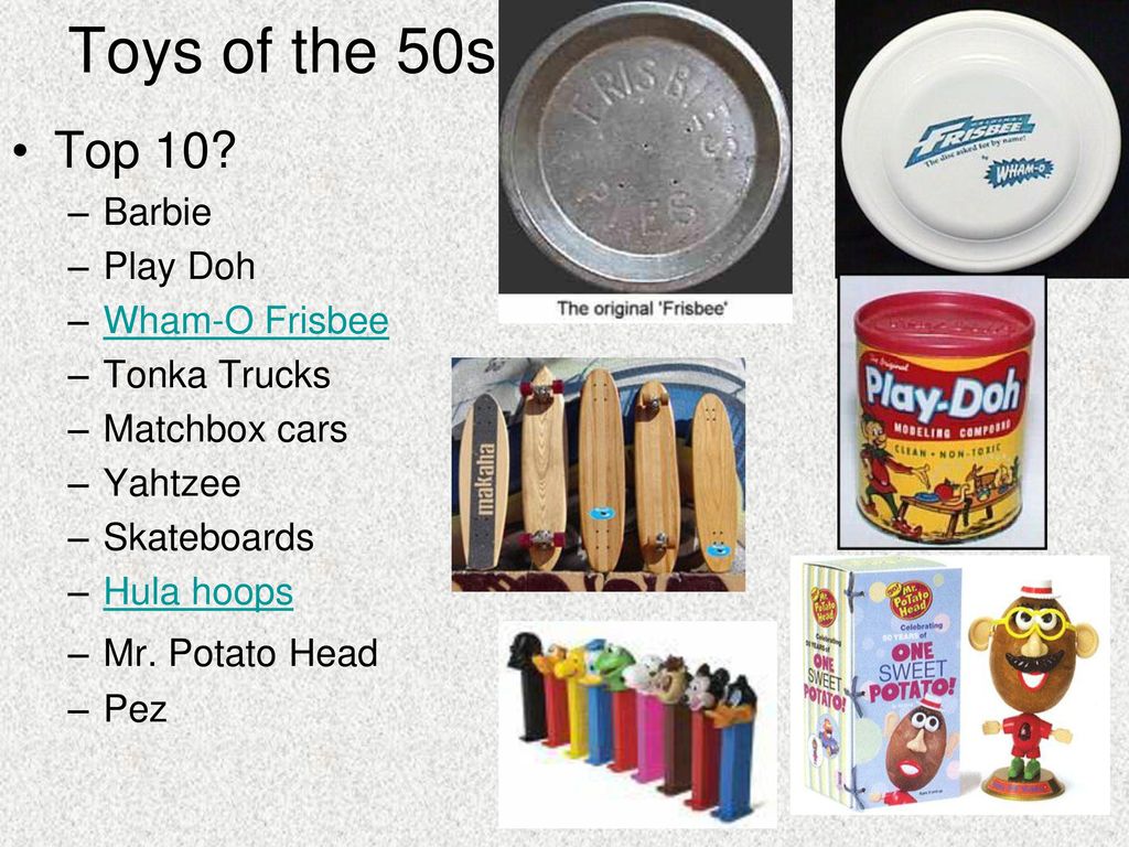 popular toys 1950s