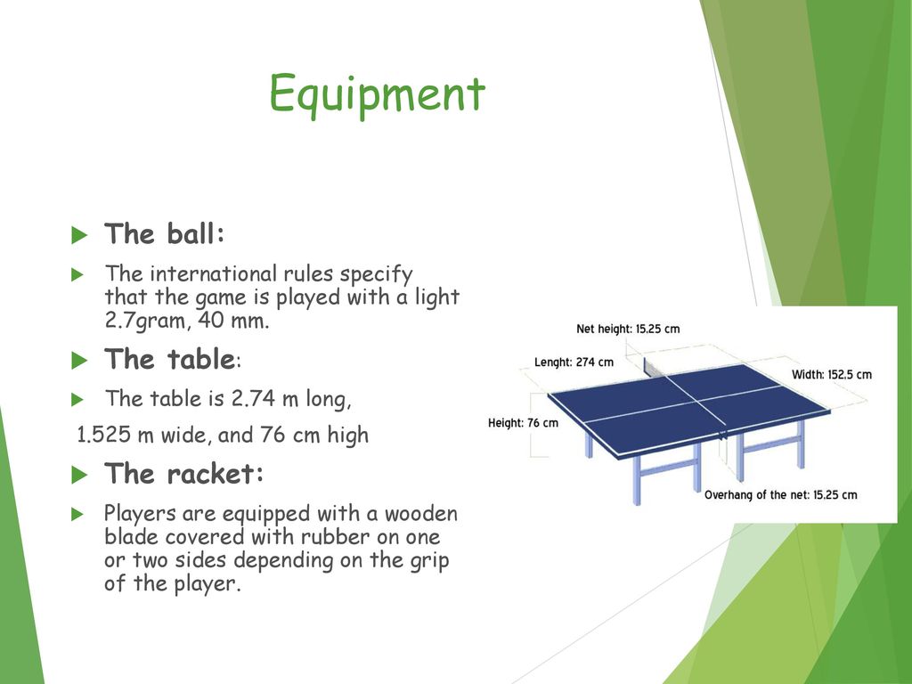 Ping Pong aka Table Tennis - ppt download
