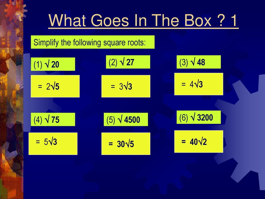 The Laws Of Surds Ppt Download