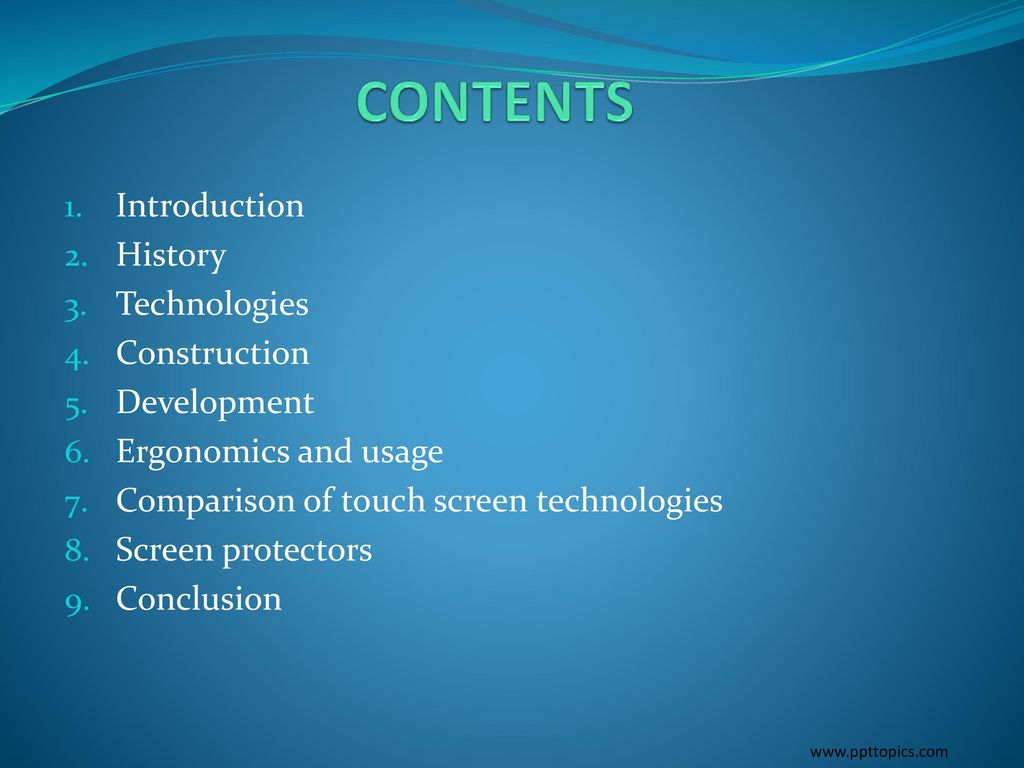 CONTENTS Introduction History Technologies Construction Development