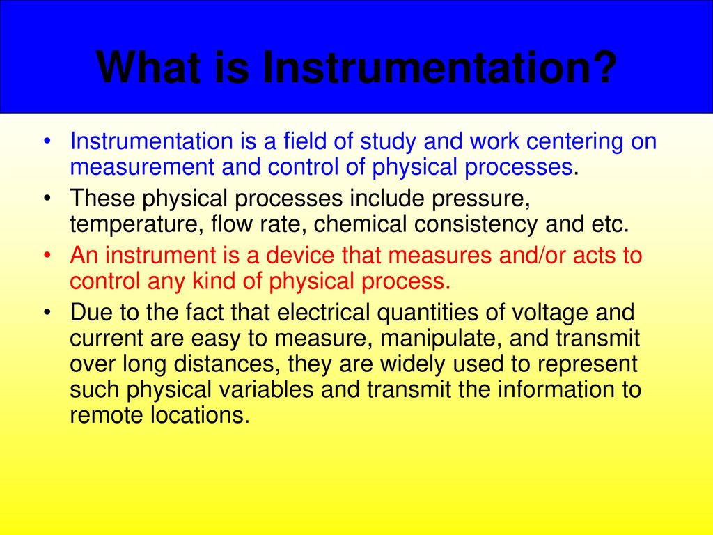 Instrumentation & Measurement - ppt video online download