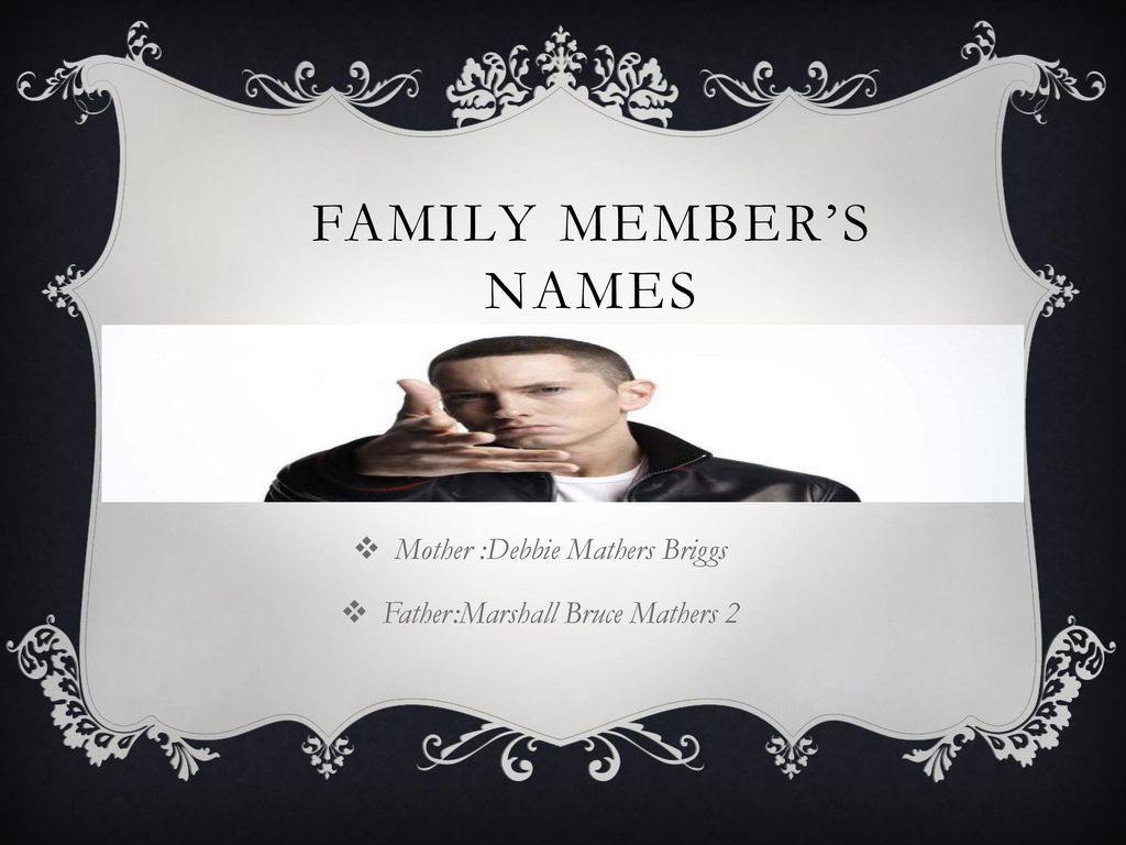 Eminem Or Marshall Bruce Mathers3 Ppt Download