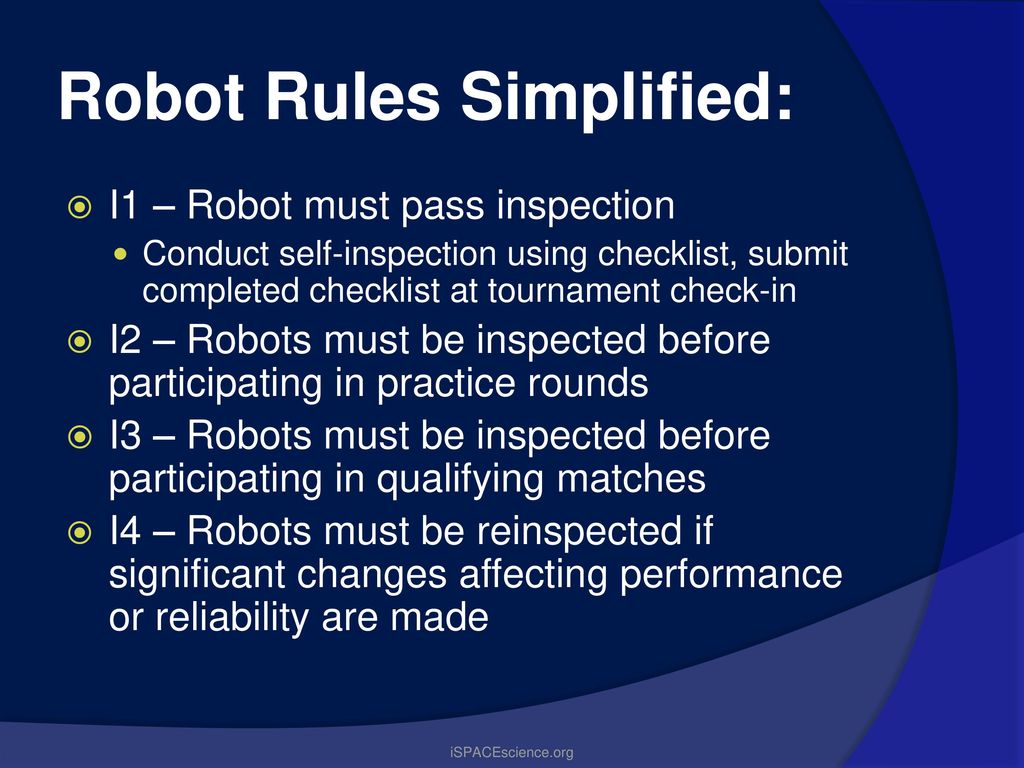 ftc robot inspection