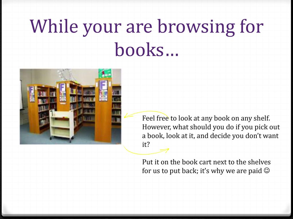 While your are browsing for books…