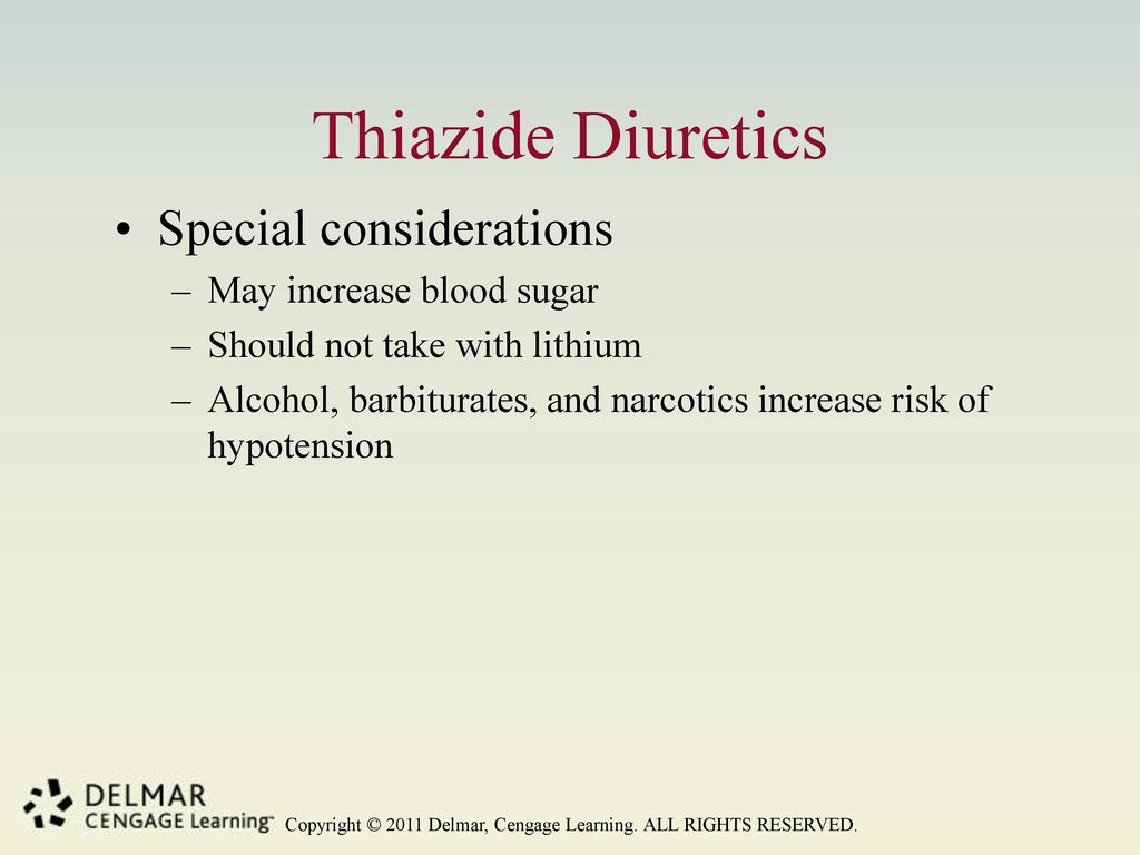 diuretics that don't raise blood sugar
