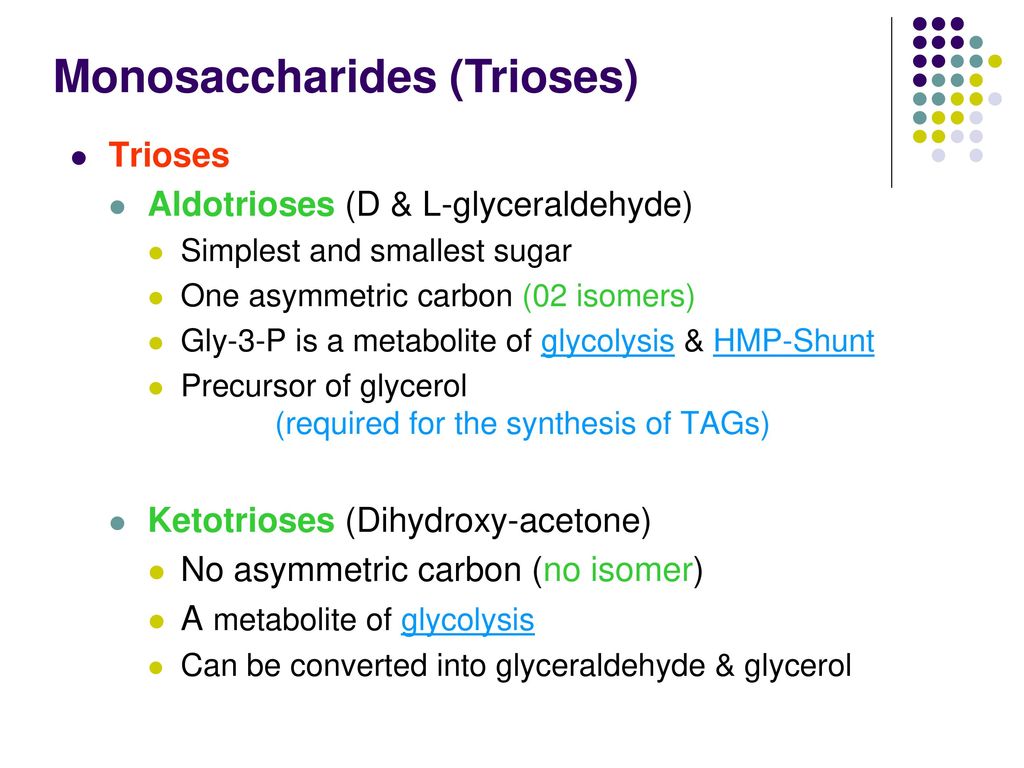 Monosaccharides (Trioses)