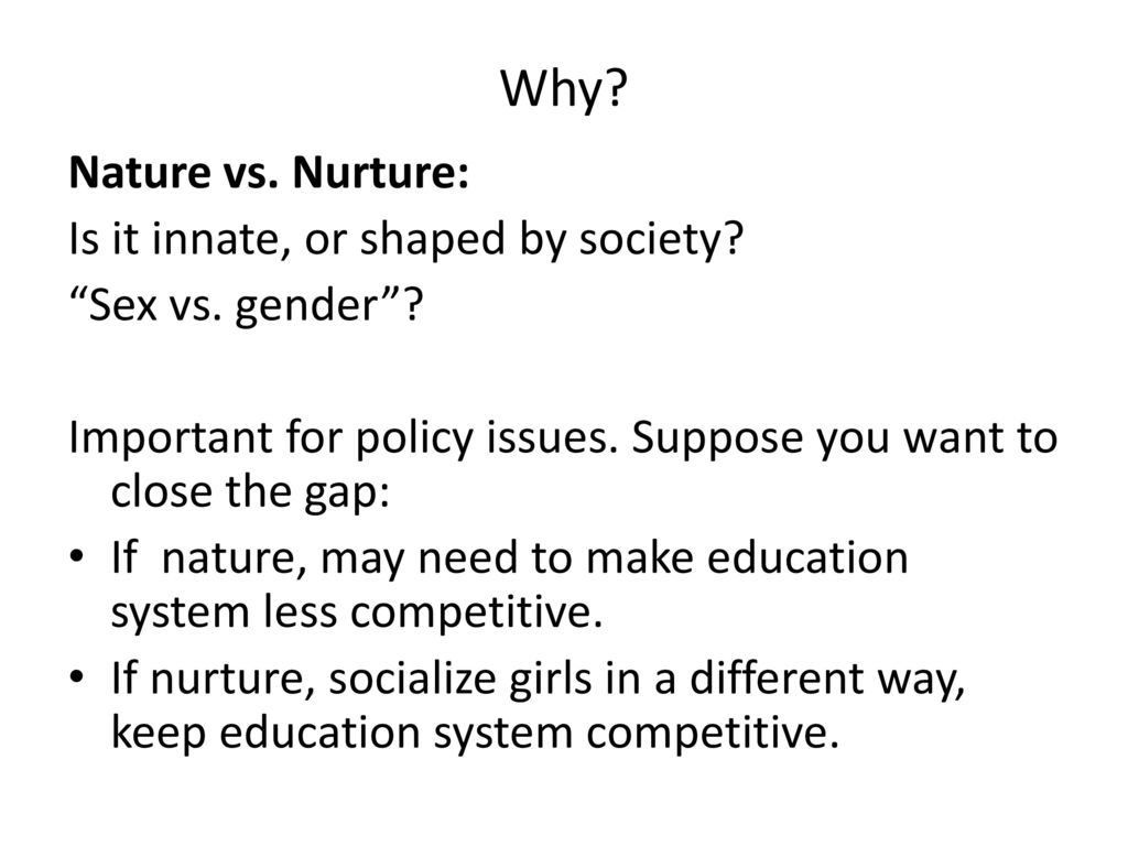 nature vs the system