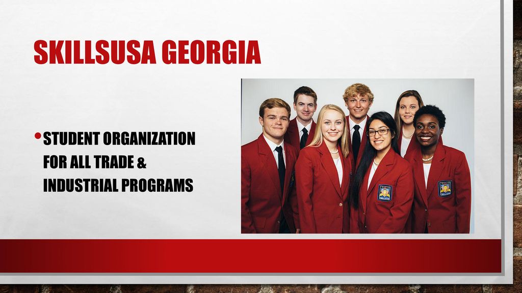 Skillsusa georgia Student organization for all Trade & industrial programs