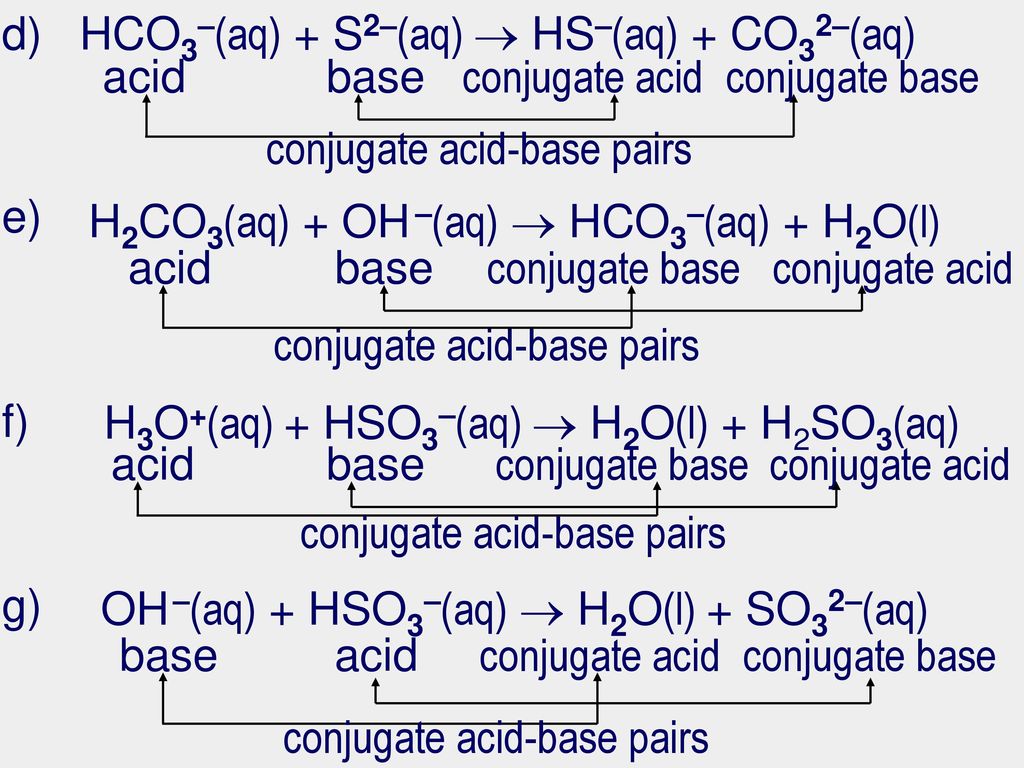 base, conjugate acid, conjugate base, and conjugate acid-base pairs: HC2H.....