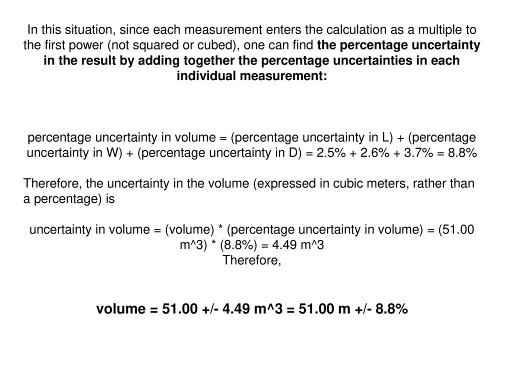 Errors And Uncertainties In Chemistry Internal Assessment Ppt