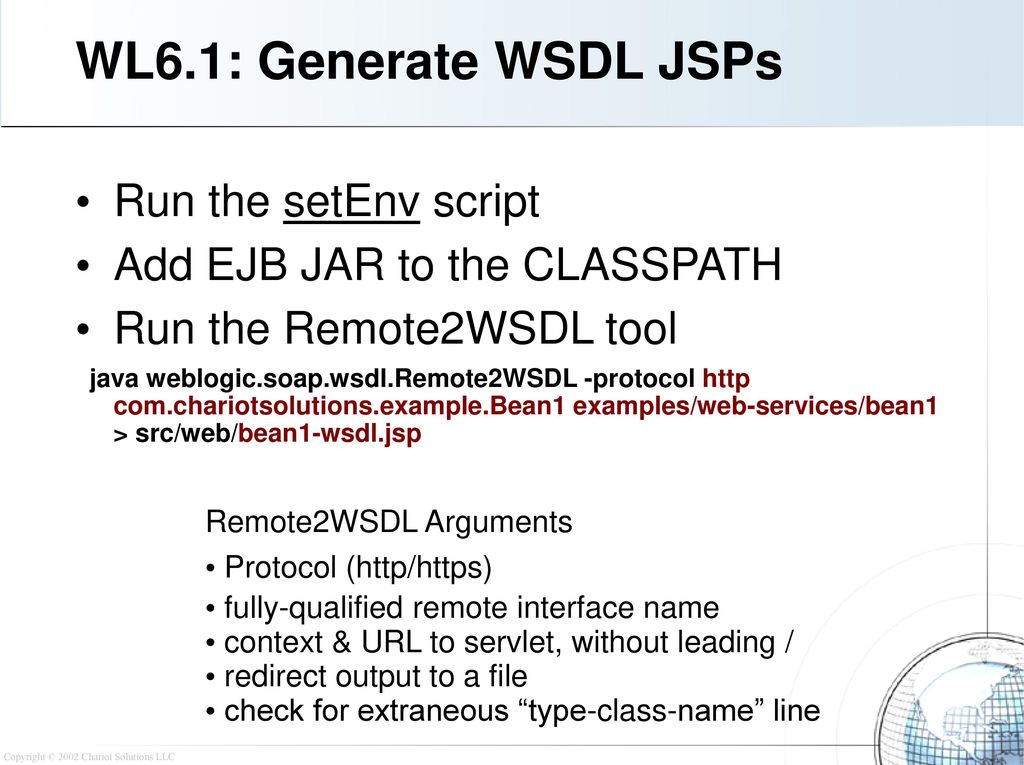 Web services in weblogic server ppt download