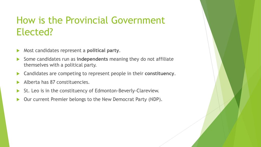 How Provincial Government Works - ppt download